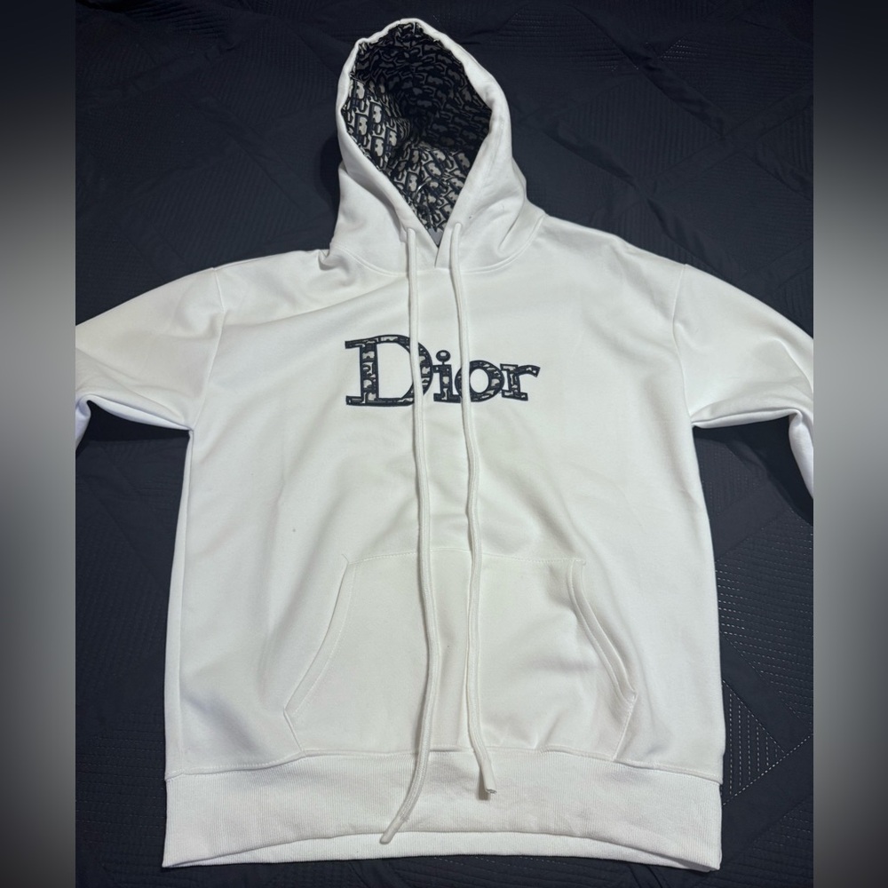 White Christian Dior Hoodie